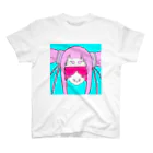 KIKITEKI_LABORATORYのGURASAN MUZI PINK スタンダードTシャツ