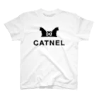 モルTのCATNEL　キャット寝る　寝起き直後 スタンダードTシャツ