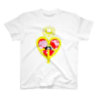 Takayuki HibinoのPeace Heart & handshake  スタンダードTシャツ