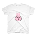 ぱおぱおストアのうさちんの顔 スタンダードTシャツ