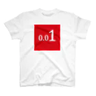 例のショップの０．０１（赤） Regular Fit T-Shirt