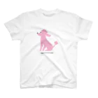 エダマメトイチのトイプードルのエダマメトイチpink 大 Regular Fit T-Shirt