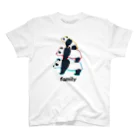 ゆめごこちのfamily♡panda (color powerful) スタンダードTシャツ