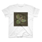 雁花工房（寄付アイテム販売中です）のWild plants of HOTOKENUMA-wetlands（背景ダークグレー） Regular Fit T-Shirt