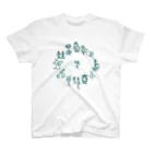 TAISE→の昔の漢字　青よりの緑 Regular Fit T-Shirt