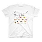 イラストによる食卓。のSushi! ＰＯＰなお寿司！ スタンダードTシャツ