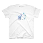 titikのジャワ更紗の動物柄_カラー Regular Fit T-Shirt