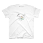 ・buncho days・ 文鳥デイズのキラキラ文鳥 スタンダードTシャツ