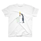 Tomomi Fujiiのずんぐり屋のペンギンとアイス 티셔츠