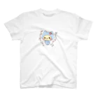 pikuechanのぷくもり　 blue Regular Fit T-Shirt