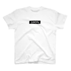 SIRO%(しろぱーせんと)のSIRO% BOX LOGO（Black） Regular Fit T-Shirt