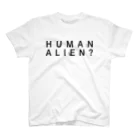 uchukunのHUMAN  ALIEN? Regular Fit T-Shirt