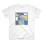 toppi-moppiのボテッとアニマル　猫ちゃんver スタンダードTシャツ