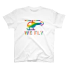 レインボー・ヘリコプターのヘリコプター・レインボー（WE FLY） Regular Fit T-Shirt