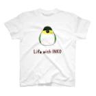 ろる→MEMORYのインコまんじゅう（ズグロシロハラ） スタンダードTシャツ