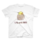 ろる→MEMORYのインコまんじゅう Ver.振り向き（オカメインコ　シナモン） Regular Fit T-Shirt