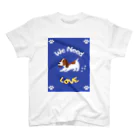 D-Smile🌼のWe Need Love （ビーグル×足跡） スタンダードTシャツ