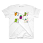 フォーヴァのベジタブル3－fruits and vegetables word chain－ベジフルしりとり－ スタンダードTシャツ