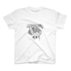 T-e's laboratory のネクローリクちゃん＠ロゴトロトロモノクロ Regular Fit T-Shirt