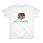 カエルが好きな人のお店のMY ENEMIES スタンダードTシャツ