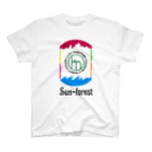 label greenの虹色sun-forest Regular Fit T-Shirt