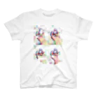 DecoLacertaのmosaic snake スタンダードTシャツ