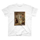 Onimous Tシャツショップの女子高生風 エドウィン・ロングの絵画Tシャツ(ショートボブ) スタンダードTシャツ