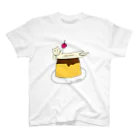 プリンセス天功（くまねこあらき）のPurin on Pudding スタンダードTシャツ