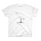 ハルコウヤ＋よはきての漫画「鳥・ストーリー」シリーズ　シラサギ Regular Fit T-Shirt