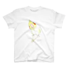 ハルコウヤ＋よはきての漫画「鳥・ストーリー」シリーズ　オカメインコ Regular Fit T-Shirt