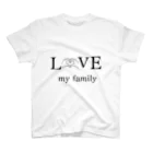 きっず⭐︎shopのLove my family スタンダードTシャツ