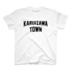 JIMOTOE Wear Local Japanの軽井沢町 KARUIZAWA TOWN スタンダードTシャツ