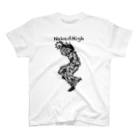 NakedHighのKIMONO GIRL BK スタンダードTシャツ