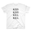 壱嘉 桃一のKISS KILL スタンダードTシャツ