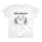 クダマツ ヒロシ（9DAMATS）のQda-gitsune スタンダードTシャツ