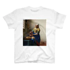 PALA's SHOP　cool、シュール、古風、和風、の牛乳を注ぐ女　Johannes Vermeer, ca. 1660 スタンダードTシャツ