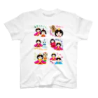 フォーヴァの日本の人形編－hina doll and dolls of the world－お雛はんと世界の人形たち－ スタンダードTシャツ