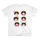 フォーヴァの表情編2－hina doll and dolls of the world－お雛はんと世界の人形たち－ スタンダードTシャツ