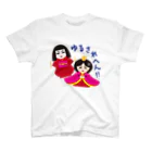 フォーヴァの日本人形とお雛はん－hina doll and dolls of the world－お雛はんと世界の人形たち－ スタンダードTシャツ