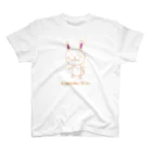 えばっち商店の機嫌よく生きる（うさぎ） スタンダードTシャツ