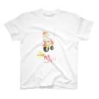Art studio honeycomb shotのキングオオたちコギ【コーギー、犬、動物】 スタンダードTシャツ