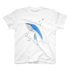 ペンと剣のwhale_mother&baby （くじら母子） スタンダードTシャツ