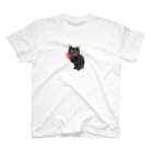  Miaow Catの座ったクロネコ Regular Fit T-Shirt