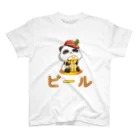 kawaiitopsの Cute Panda Drinking Beer Octoberfest スタンダードTシャツ