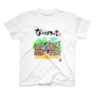 HOMARE DRAGONの「琉球赤瓦」琉球絵物語　ST016 スタンダードTシャツ