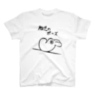 ゆき臓の胎児のポーズ スタンダードTシャツ