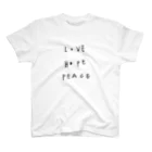 NPO_WHITE_CANVASのlove, peace and hope ＋？ スタンダードTシャツ