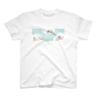 アトリエ・シシのSleeping Dog　眠たいワンコ スタンダードTシャツ