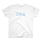 SIRO%(しろぱーせんと)のくるりんぱんだ（大）（Blue） Regular Fit T-Shirt