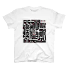 BAD FACTORYのＢＦ配管　スケルトン スタンダードTシャツ